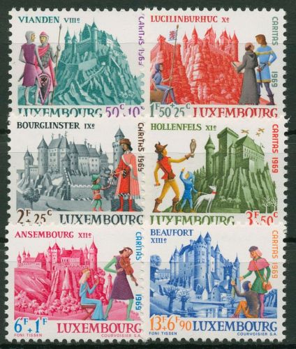Luxemburg 1969 Caritas Burgen 798/03 postfrisch