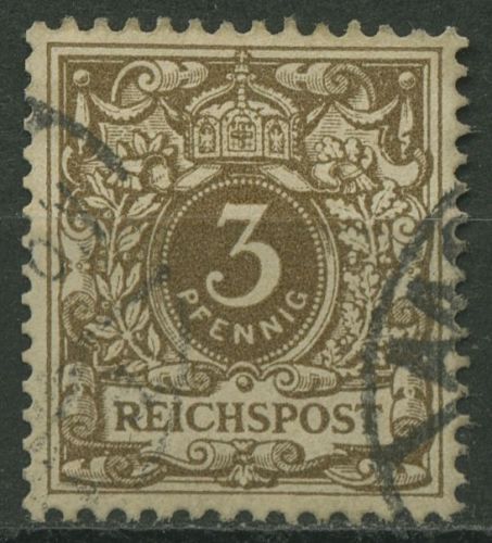 Deutsches Reich 1889 Krone/Adler 45 a gestempelt geprüft