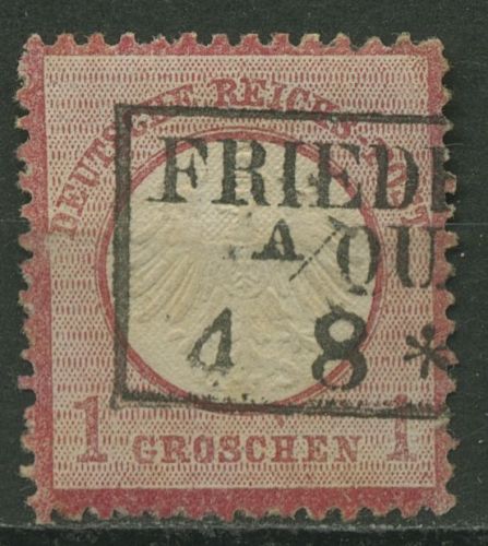 Deutsches Reich 1872 Adler mit kleinem Brustschild 4 gestempelt