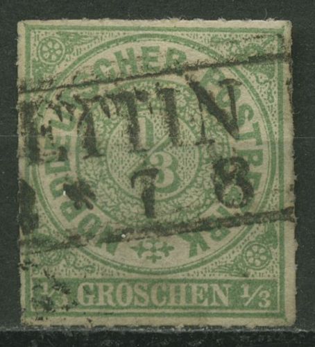 Norddeutscher Postbezirk NDP 1868 1/3 Groschen 2 gestempelt