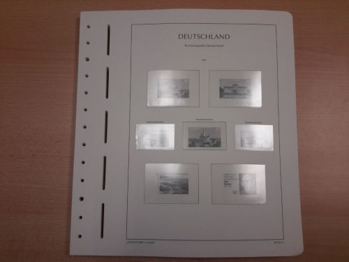 LEUCHTTURM Vordrucke für Ecken Bund 2015/19 SF ER gebraucht, neuwertig (Z3515)