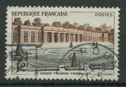 Frankreich 1956 Lustschloss Grand Trianon 1087 gestempelt
