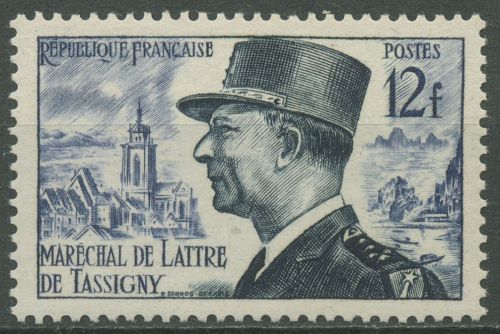 Frankreich 1954 Marschall de Lattre de Tassigny 1002 postfrisch