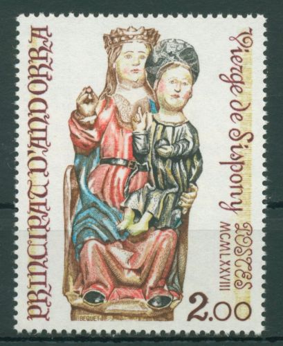 Andorra (frz.) 1978 Religiöse Kunst Skulptur 292 postfrisch