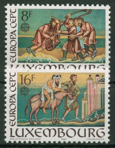 Luxemburg 1983 Europa CEPT Große Werke 1074/75 postfrisch