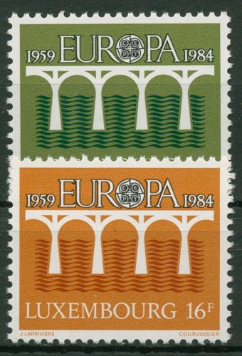 Luxemburg 1984 Europa CEPT Brücken 1098/99 postfrisch