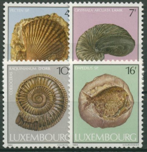 Luxemburg 1984 Fossilien 1107/10 postfrisch