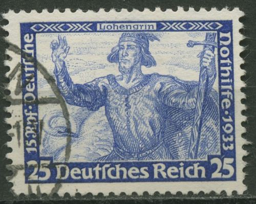 Deutsches Reich 1933 Deutsche Nothilfe Wagner 506 A gestempelt