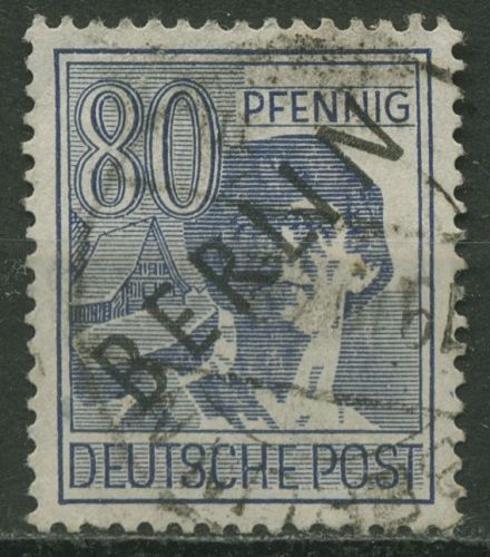 Berlin 1948 Schwarzaufdruck 15 gestempelt