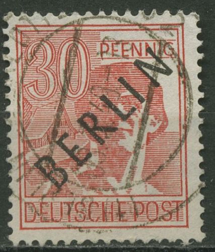 Berlin 1948 Schwarzaufdruck 11 gestempelt