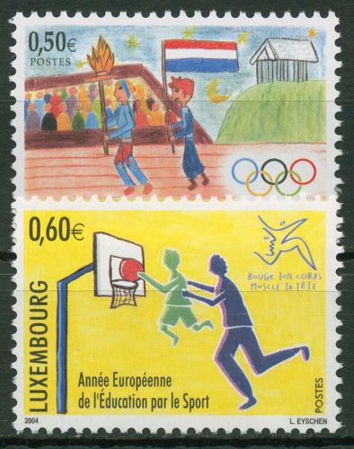 Luxemburg 2004 Olympische Sommerspiele Athen 1642/43 postfrisch