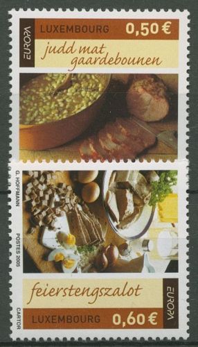Luxemburg 2005 Europa CEPT Gastronomie 1673/74 postfrisch