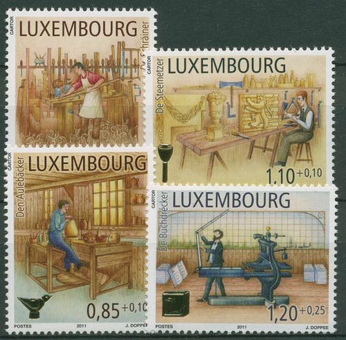 Luxemburg 2011 Handwerksberufe 1919/22 postfrisch