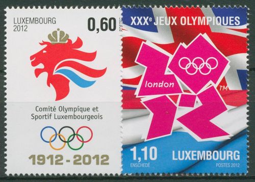 Luxemburg 2012 Olympische Sommerspiele London Olymp.Komitee 1935/36 postfrisch