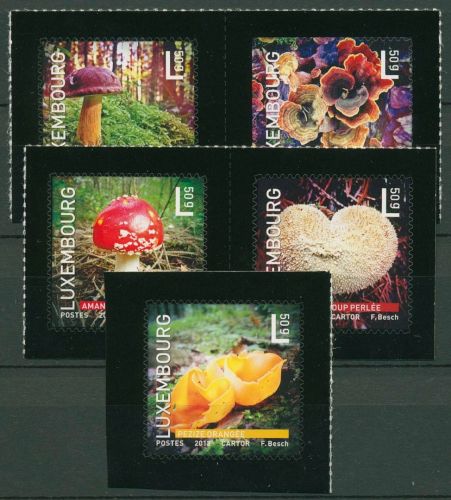 Luxemburg 2013 Pilze 1987/91 postfrisch