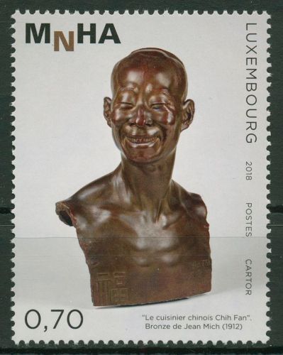 Luxemburg 2018 Jean Mich Skulptur 2175 postfrisch