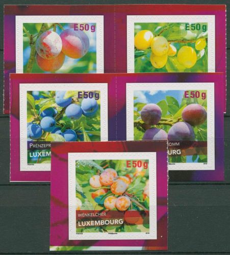 Luxemburg 2018 Früchte Pflaumen 2188/92 postfrisch