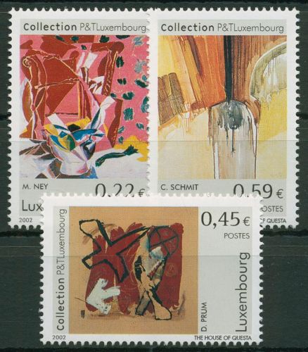 Luxemburg 2002 Gemälde 1559/61 postfrisch