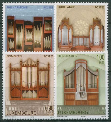 Luxemburg 2009 Wohlfahrt Orgeln 1845/48 postfrisch
