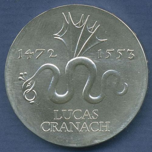 DDR 20 Mark 1972 Lucas Cranach, J 1538 vz (m3984)