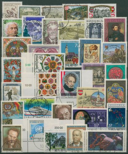 Österreich 1990 Jahrgang komplett (1978/2012) gestempelt (SG62111)