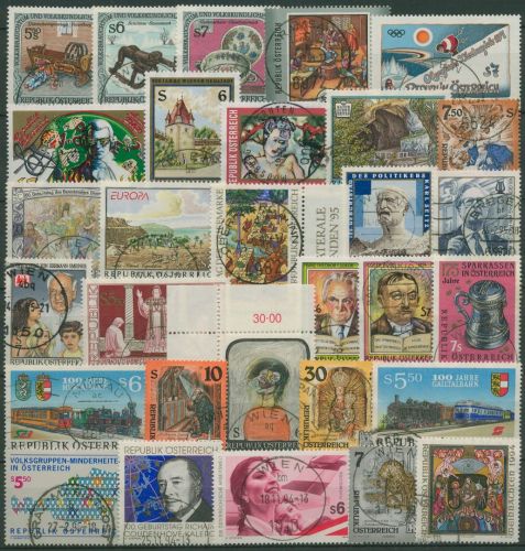 Österreich 1994 Jahrgang komplett (2115/44) gestempelt (SG62115)