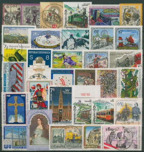 Österreich 1998 Jahrgang komplett (2240/71) gestempelt (SG62119)