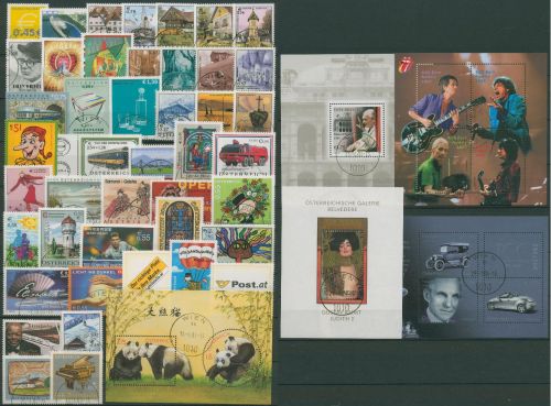 Österreich 2003 Jahrgang komplett (2402/56, Block 18/22) gestempelt (SG31044)