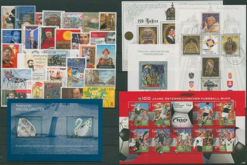 Österreich 2004 Jahrgang komplett (2457/2505, Block 23/26) gestempelt (SG31033)