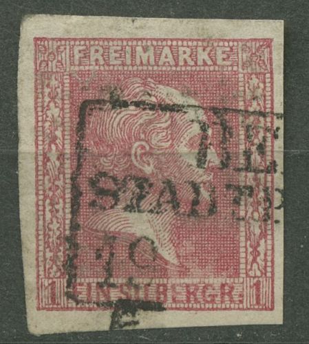 Preußen 1858 König Friedrich Wilhelm IV., 10 a gestempelt