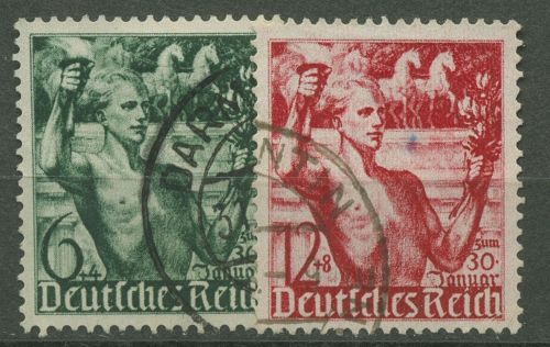 Deutsches Reich 1938 5 Jahre Machtergreifung 660/61gestempelt