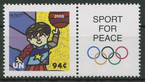 UNO New York 2008 Olympische Sommerspiele Peking 1102 Zf postfrisch