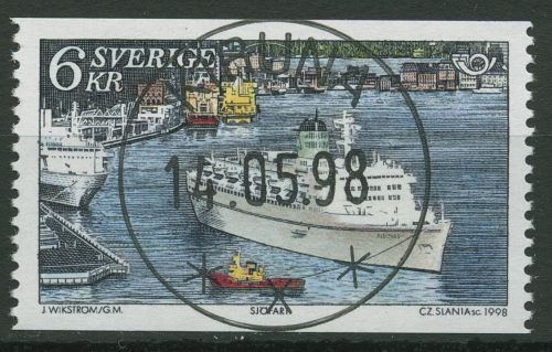 Schweden 1998 NORDEN Hafen Stockholm, Schiff "Albatros" 2062 gestempelt