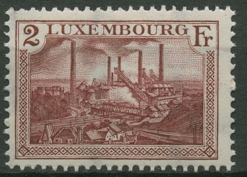 Luxemburg 1937 Hüttenwerk 302 Blockeinzelmarke postfrisch