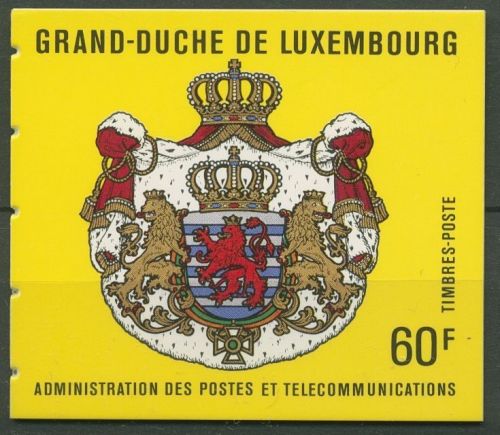 Luxemburg 1989 Großherzog Jean Markenheftchen 2 postfrisch (C95350)
