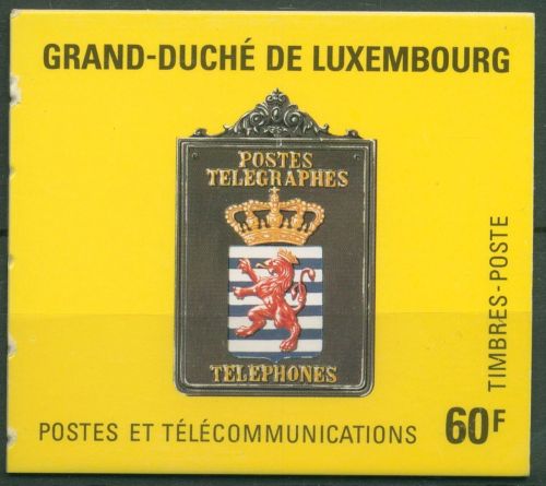 Luxemburg 1991 Postmuseum Telefon Markenheftchen 3 gestempelt (C66891)