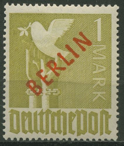 Berlin 1949 Rotaufdruck 33 postfrisch