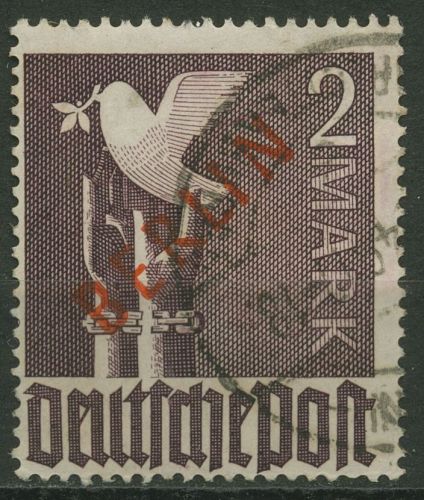 Berlin 1949 Rotaufdruck 34 gestempelt