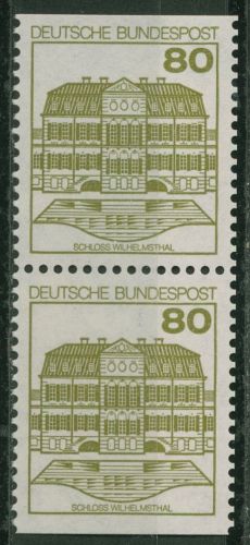 Bund Zusammendrucke 1982 Burgen & Schlösser 1140 C/D senkrechtes Paar postfrisch
