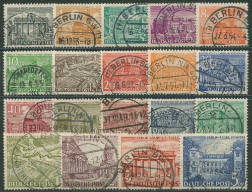 Berlin 1949 Berliner Bauten 42/60 mit TOP-Stempel