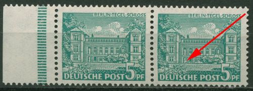 Berlin 1949 Berliner Bauten mit Plattenfehler 44 I postfrisch