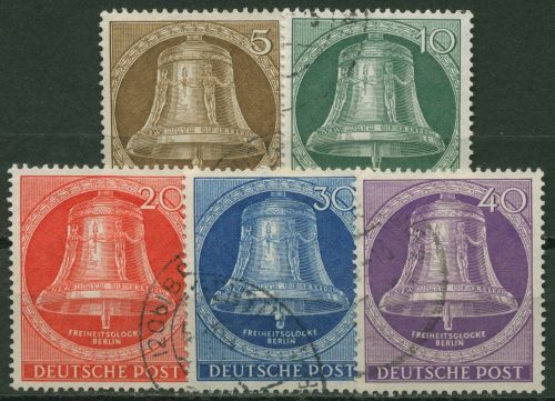 Berlin 1953 Freiheitsglocke, Klöppel in der Mitte 101/05 gestempelt