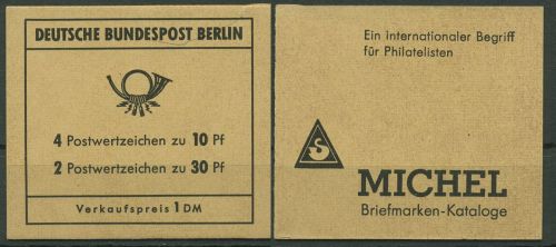 Berlin Markenheftchen 1970 Brandenburger Tor MH 6 a postfrisch