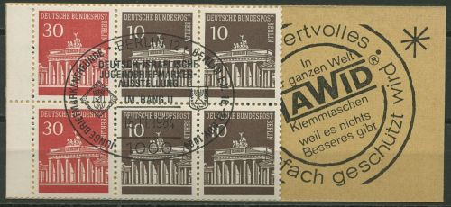 Berlin Markenheftchen 1970 Brandenburger Tor MH 6 a gestempelt