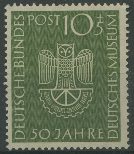 Bund 1953 50 Jahre Dt. Museum München 163 mit Falz (R81216)