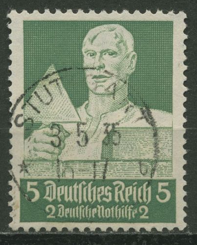Deutsches Reich 1934 Deutsche Nothilfe: Berufsstände 558 mit TOP-Stempel