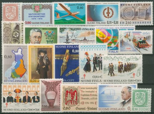 Finnland 1976 Jahrgang komplett (777/96) postfrisch (SG95148)