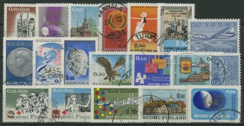 Finnland 1970 Jahrgang komplett (666/84) gestempelt (G60210)