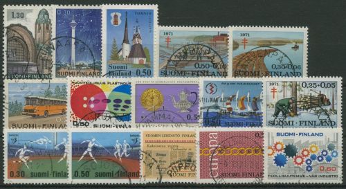 Finnland 1971 Jahrgang komplett (685/99) gestempelt (G60211)