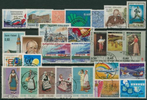Finnland 1973 Jahrgang komplett (716/42) gestempelt (G60212)